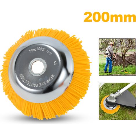 Randaco 25.4x200mm spazzola conica, utilizzata per marciapiede di pulizia del pavimento della direzione del motore del tosaerba (1/5)