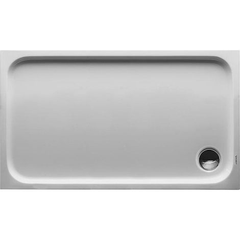Receveur de douche rectangulaire D-CODE blanc 1200x700x85mm