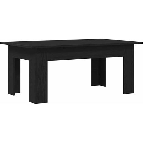 Table basse Chêne noir 100 x 60 x 42 cm Bois d'ingénierie vidaXL (1/5)