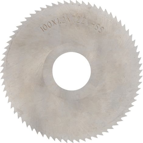 Lame de scie circulaire HSS 100 mm 72 dents pour coupe rapide