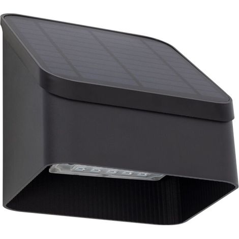 – Applique solaire murale LED extérieure – Aluminium – Détecteur de mouvement Radar – IP65 – Lumière blanche neutre 4000K – Batterie 4400 mAh (1/5)