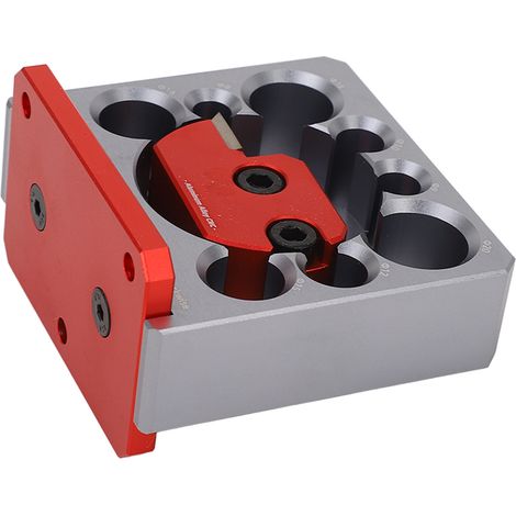 Outil de tour à aléser bois réglable 8 perçages plaques goujon aluminium alliage carbure indexable fabricant chevilles menuiserie (1/5)
