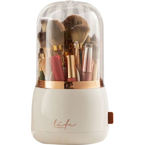 Boîte De Rangement Pour Maquillage - Boîte À Stylos En Acrylique Transparent - Pour Table De Toilette Bureau Cuisine Salle De Bain - 1 Pièce (1/5)