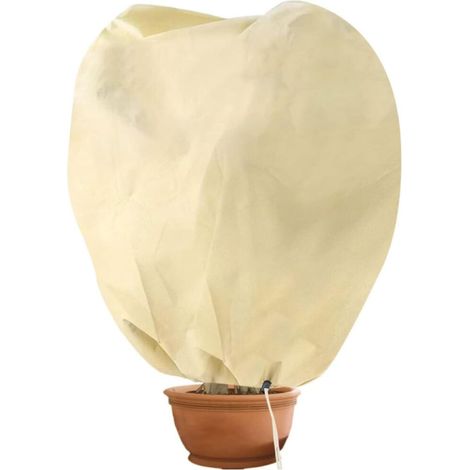 (80x100cm) Housse hivernage pour Plantes, Housse d'hivernage Non tissée 80 g/m² Protection Contre Le Gel des Plantes en Pots et rosiers (1/5)