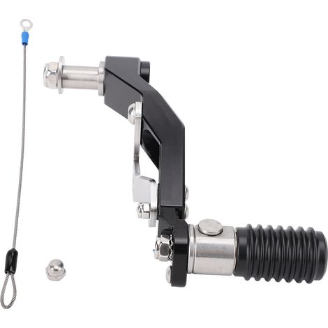 Klappbarer Motorrad-Schalthebel, verstellbares Aluminium-Ersatzpedal für R1200GS, R1250GS, LC Adventure, schwarz (1/5)