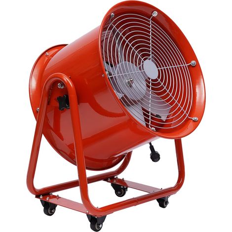 Ventilateur de construction ventilateur axial ventilateur de construction 2800u / MIN Ø400mm 1100W Extracteurs d'air Industriel Aspiration Extracteur Ventilation
