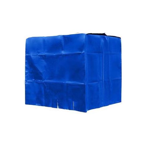 Copertura protettiva per serbatoio d'acqua IBC da 1000 litri, antipolvere, resistente ai raggi UV e alla pioggia, 120 x 100 x 116 cm (blu)