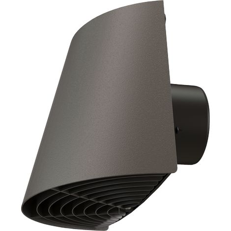 Terminal horizontal Contego Ø160 Noir Gris - UBBINK - 188843