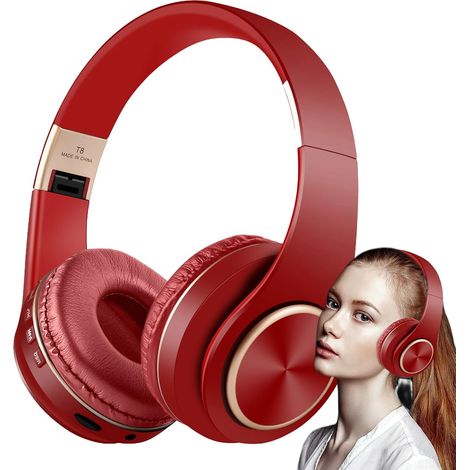 Casque sans fil avec microphone, pliable et supra-auriculaire (1/5)