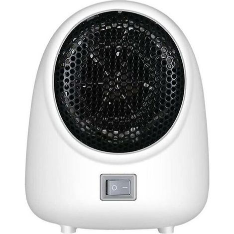 Chauffe - eau électrique portatif chauffe - Bureau ventilateur petit chauffe - eau espace domestique chauffe - eau d'hiver ventilateur rose (1/2)
