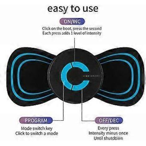 Mini masseur de cou, masseur électrique portable pour soulager la douleur et détendre les muscles - AquaForge (1/5)