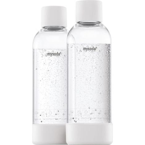 Pack aus 2 weißen Flaschen à 1 l – Mysoda