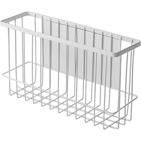 Cesta de almacenamiento magnética: ideal para guardar cosas en el lavadero，la cocina y el frigorífico，se adhiere a superficies magnéticas (1/5)