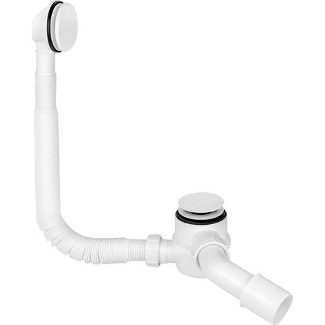McAlpine HC2600CL-WH Siphon Weiß für Badewanne