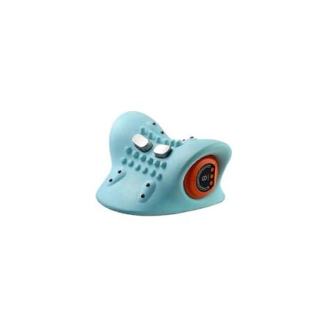 Massaggiatore elettrico per il collo Crezuo 4D con funzione riscaldante e angolazione ergonomica per un sollievo profondo dal dolore muscolare.