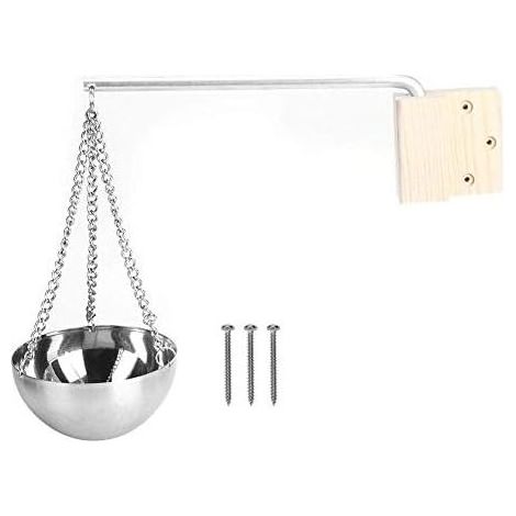 12CM Bol d\'herbes de Sauna Durable, Bol de Sauna en Acier Bol d\'arôme de Sauna Tasse Bol d\'huile Essentielle Accessoires de Salle de Sauna (1/5)