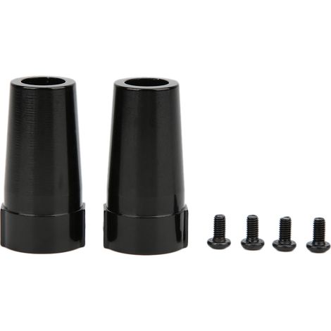 2 pièces Douilles d'Essieu Arrière en Alliage d'Aluminium pour Wraith AX90018 90020 Voiture RC 1/10 - Noir (1/5)