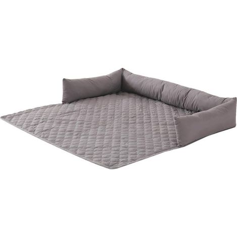 Tapis rafraîchissant pour chien, 120 x 90 x 6,3 cm, confortable en coton pour animal domestique, voyage, jardin, intérieur, extérieur, vacances, chambre à coucher, terrasse et appartement
