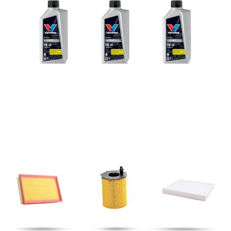 Kit tagliando 3 FILTRI e 3L OLIO compatibile con Fiat Panda III 0.9 TwinAir 48kw Dal 2012 (1/5)