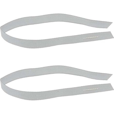 Cyclingcolors – Sangle d'attache tablier de volet roulant 20 x 450mm réglable en polyester tissé gris – Fixation tube enroulement – Compatible stores et fenêtres