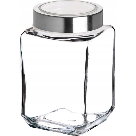 Récipient alimentaire en verre KADAX avec couvercle 700 ml pour pot de produits en poudre (1/5)
