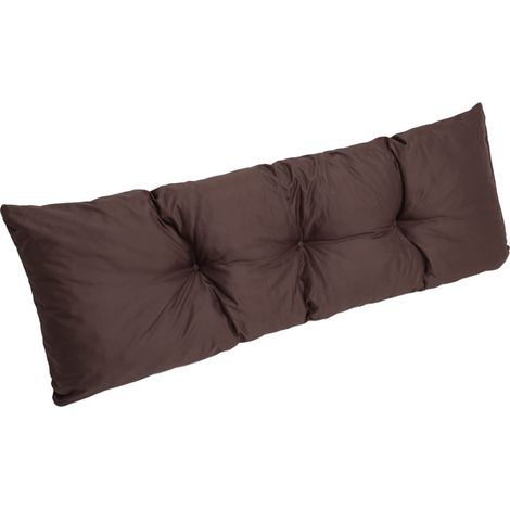 Coussin pour palettes 120 x 40cm, coussins canapé, coussin de jardin, coussin de sol/ coussin palette in-extérieur Brun, SETGARDEN (1/4)