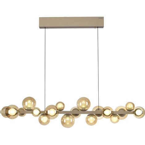 Sospensione bronzo LED 45W telecomando Paul Neuhaus (1/5)
