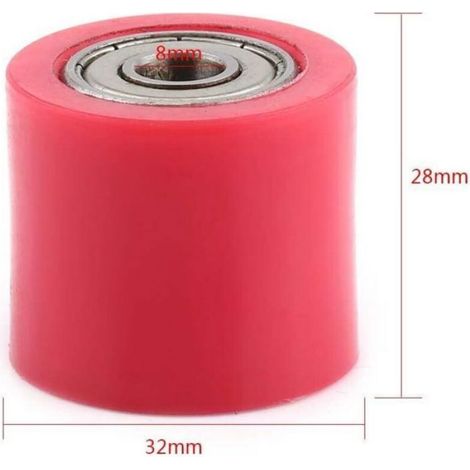Rouleau Tendeur De Chaîne - 8 mm - Universel Pour Moto Et Vélo - 1 Pièce (1/2)