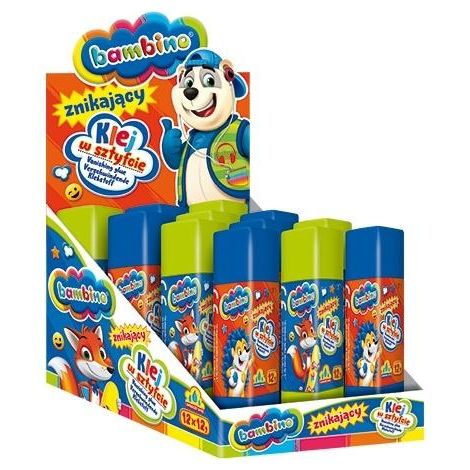 Selbstlöschender Klebestift 12 g (12 Stück) für Kinder