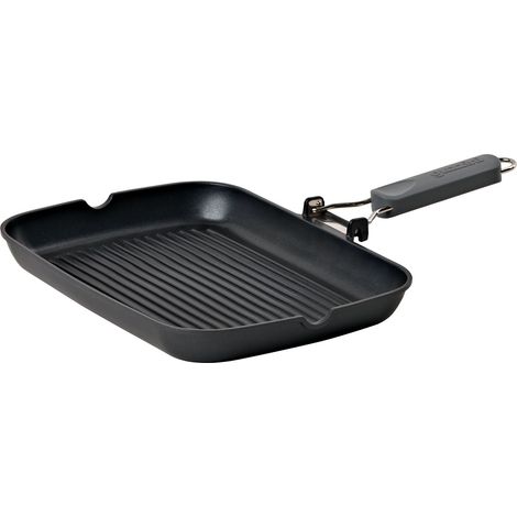 GUZZINI Bistecchiera Cook & Special 34 x 24 Cm con Manico Abbatt. Nero