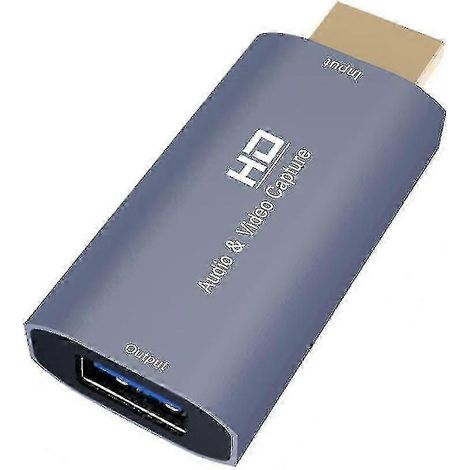 Carte d'acquisition audio et vidéo Z51 USB femelle vers HDMI mâle 4K compatible avec la diffusion en direct sur PC. (1/5)