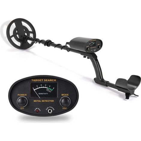Détecteur de métaux Professionnel , Détecteur de Haute Précision Étanche avec Écran LCD, Pinpoint & Disc & Notch & All Metal 4 Modes, Anti-interférence puissant (1/5)