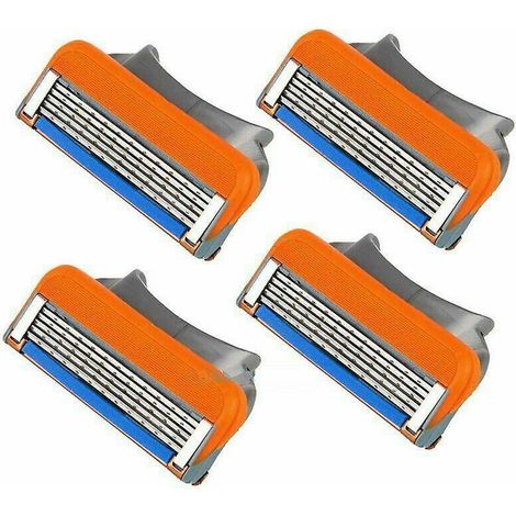 24 lames de rasoir Gillette Fusion 5 homme, cartouches de rechange compatibles, pack économique pour rasage précis et confortable (1/4)