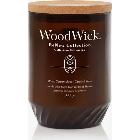 Vela perfumada Woodwick renew cera coco soja 368g
