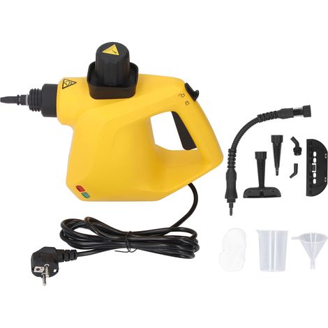 1000-W-Handdampfreiniger, tragbar, vielseitig einsetzbar, mit hoher Temperatur und hohem Druck, für Möbel, Kleidung, Sofas und Autos, gelb, EU-Stecker 220–240 V
