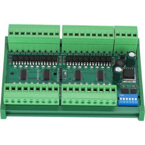 Module acquisition RS485 32 canaux, contrôleur DIN rail isolé PLC PNP avec boîtier, pour acquisition de signaux haut niveau (1/5)