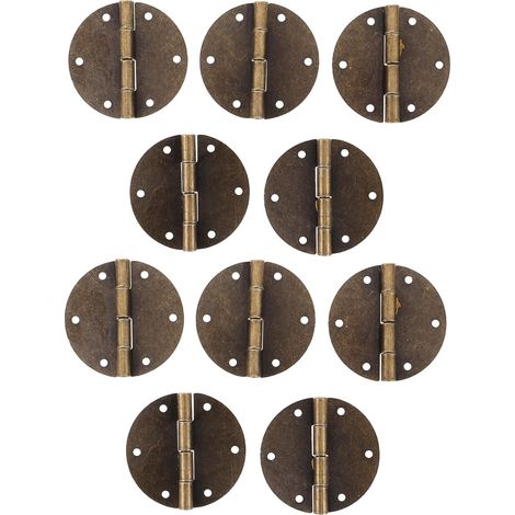 charni res de meuble vintage en m tal bronze antique charni (1/5)