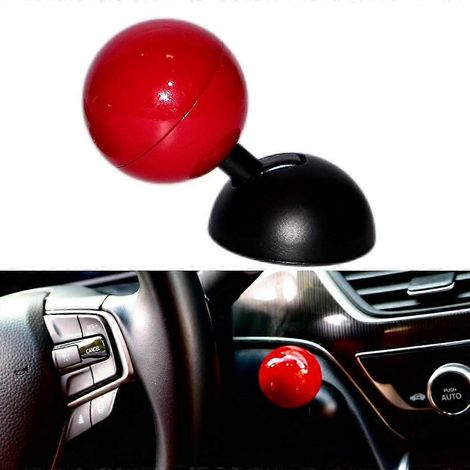 Botón de plástico de arranque con un solo clic para coche, para arrancar/parar el motor con un solo clic. Cubierta decorativa. (1/5)