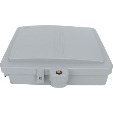 Boîtier terminal fibre optique 12 fibres FTTH coffret distribution optique IP65 (1/5)