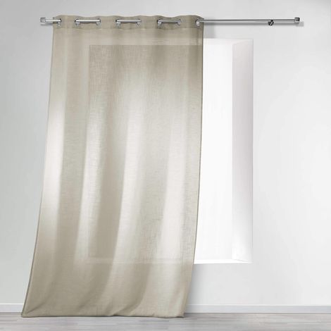 Gardine mit Ösen HALTONA, 140 x 280 cm