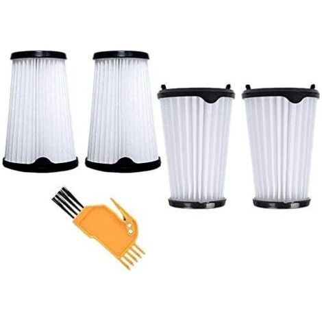 Staubsauger-Ersatzteile Filter 4-teilig mit Reinigungsbürsten-Set für AEG CX7 CX7-2 AEF150 Staubsauger Staubsaugerzubehör (Farbe: Weiß) (1/4)
