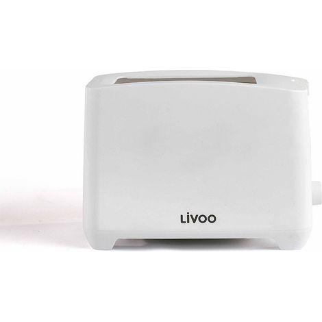 Grille-pain deux fentes Livoo DOD162W Coloris Blanc - 750W DOD162W (1/4)