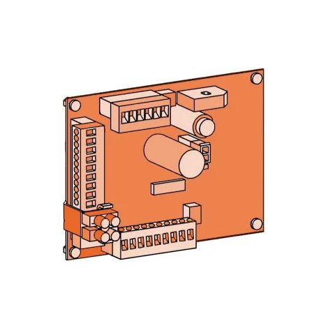 Platine entree/sortie 950 pour operateur portes battantes 950n et bm - FAAC 7908385 (1/2)