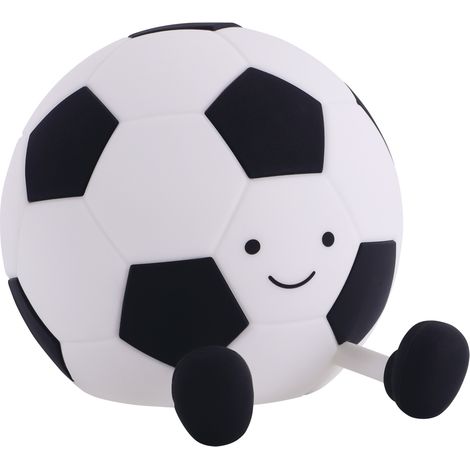 Lampe de table enfant PELE en forme de balle, LED USB-C, blanc et noir, Struhm (1/4)