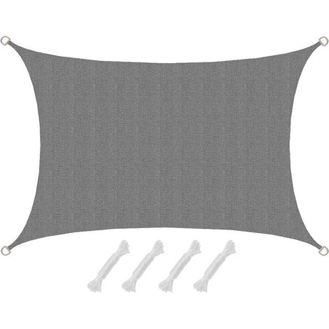 Voile d'ombrage UV 3x2 m HDPE ACKERMAN – Protection solaire rectangulaire avec stabilisateur UV – Résistant à la déchirure et à l'usure (1/5)