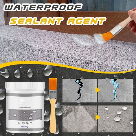 Mastic d'étanchéité liquide en caoutchouc pour réparation de fuites sur de multiples surfaces, revêtement intérieur et extérieur (1/5)