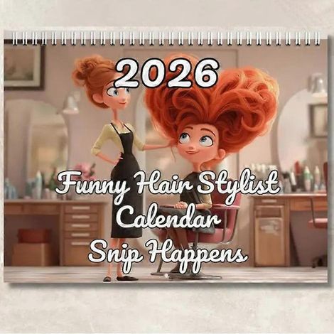 Calendario de humor para estilistas 2026 (1/2)