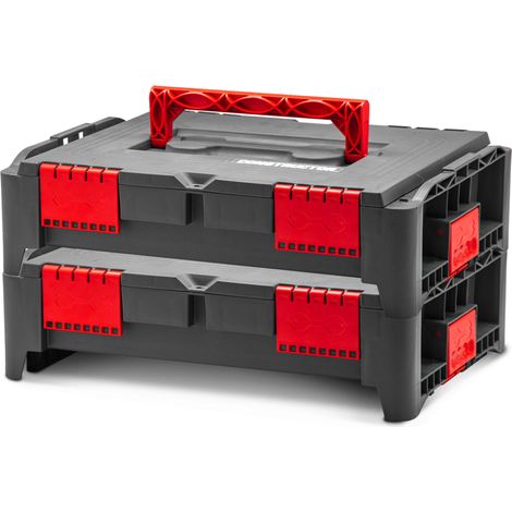 Lot de 2 coffrets empilables BEPS1 - Constructor (1/4)