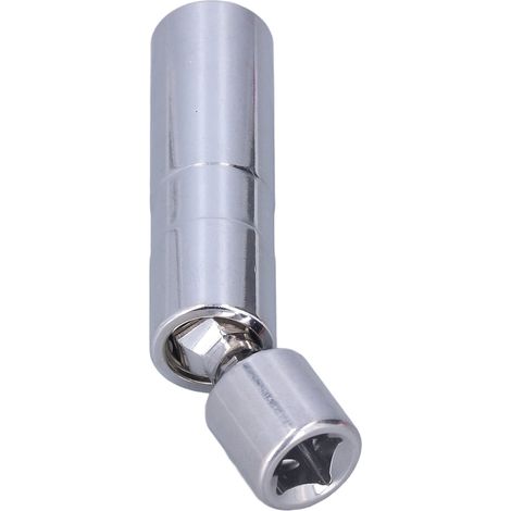 Douille magnétique pivotante à paroi mince 12 pans en acier au chrome-vanadium, tête carrée 3/8 po (14 mm / 9/16 po) (1/5)