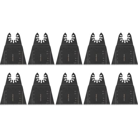 Jeffergarden Lames d'outils oscillants, conception professionnelle et pratique, multi-lames en acier haute résistance pour le perçage du bois et la coupe du plastique (1/5)